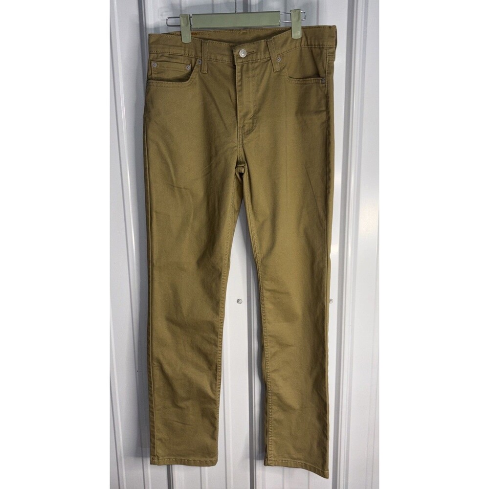 Levis 511 All Seasons Tech Slim Straight Khaki Pants 32/32 EUC